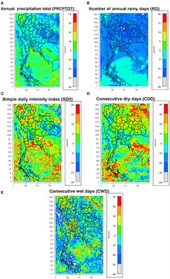 Projection of the Precipitation Extremes in Thailand Under Climate Change Scenario RCP8.5